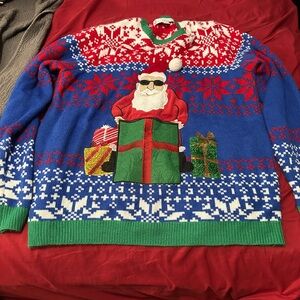 Jolly Sweaters Red and Green Knit Sweater